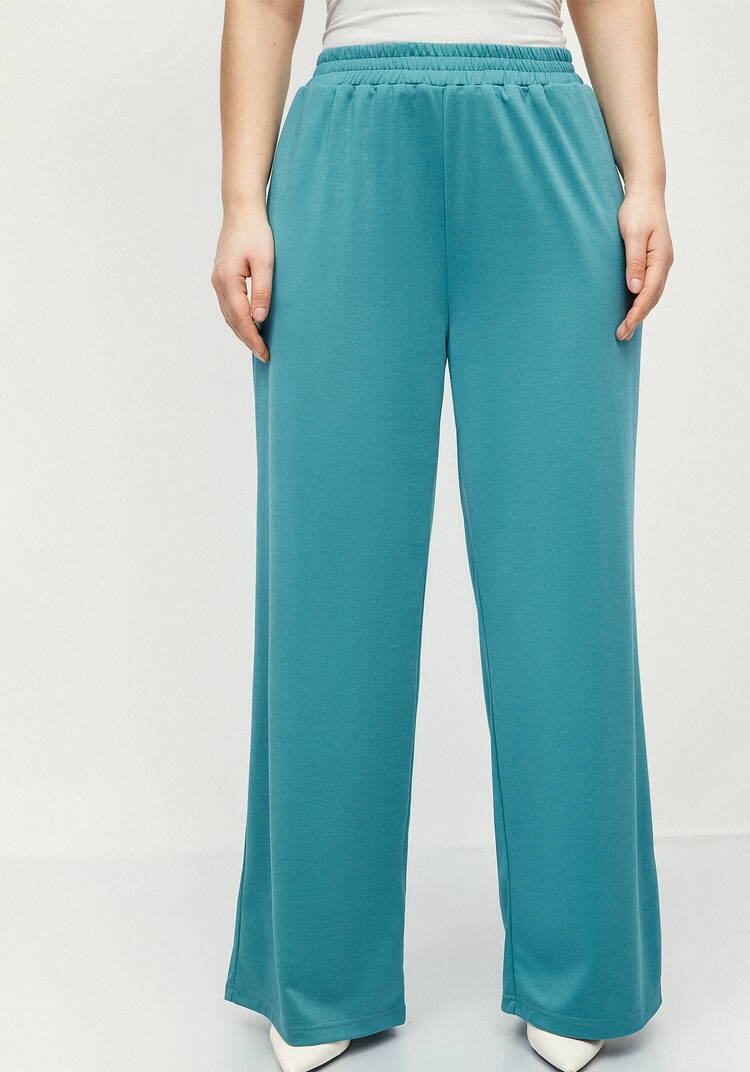 Брюки широкие трикотажные шир.  750, рис. 36