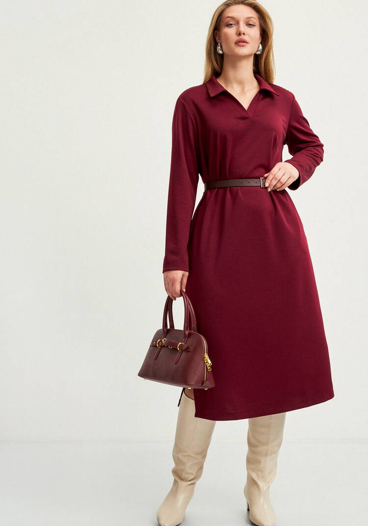 Платье с разрезами по бокам и карманами шир.  750, рис. 18