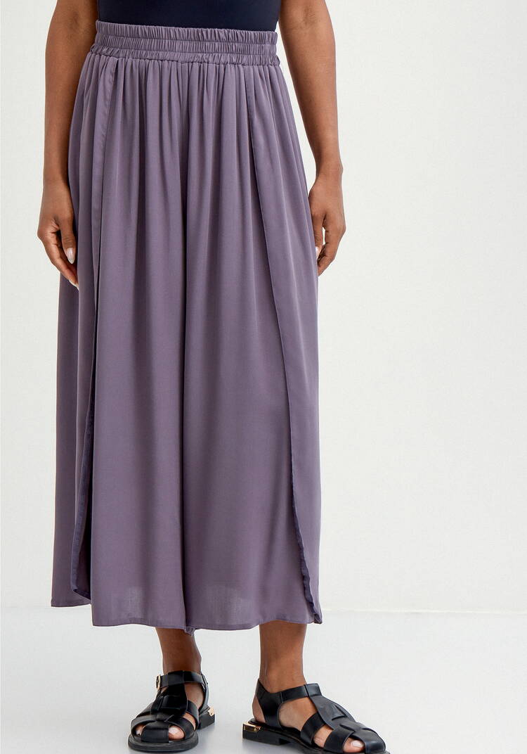 Юбка-брюки свободного кроя на резинке шир.  750, рис. 28