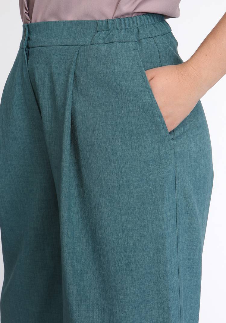 Бермуды с мягкими складками шир.  750, рис. 12