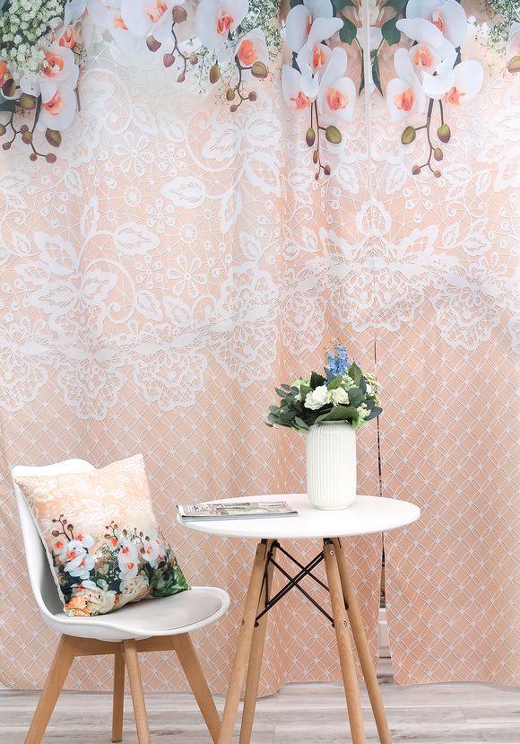 Тюль с фотопечатью АМАДЕЯ шир.  580, рис. 5