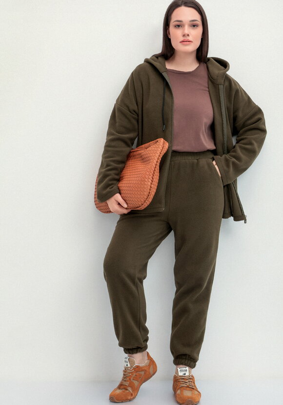 Брюки из флиса на резинке шир.  580, рис. 29