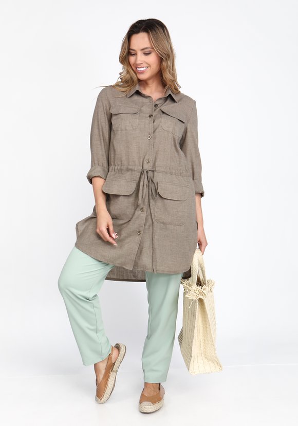 Рубашка удлиненная на кулиске шир.  580, рис. 9