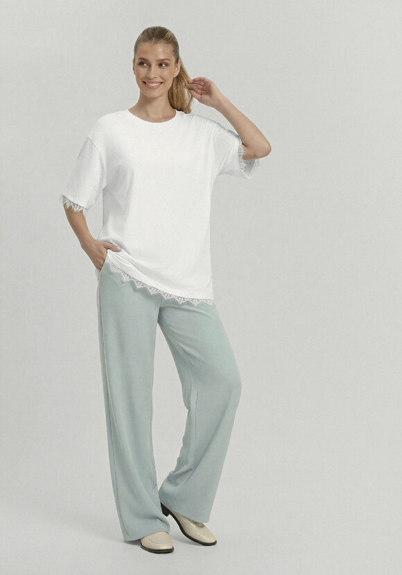 Блуза с отделкой из кружевa шир.  580, рис. 2