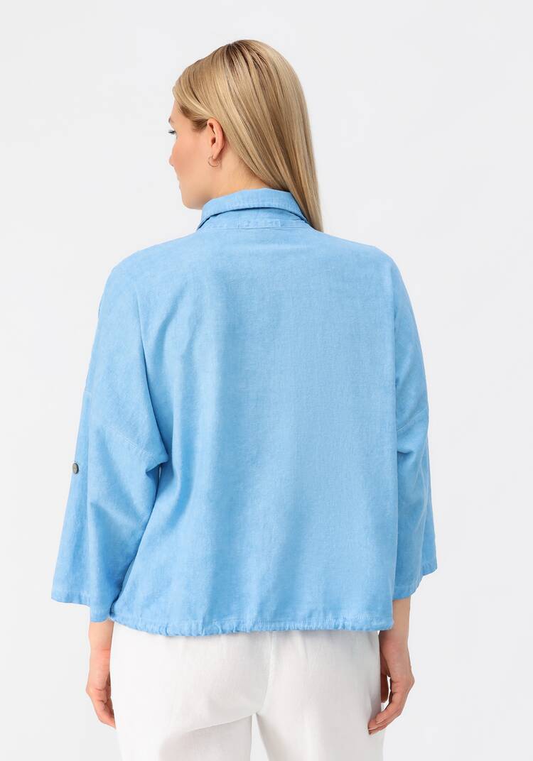 Рубашка с отложным воротником шир.  750, рис. 13