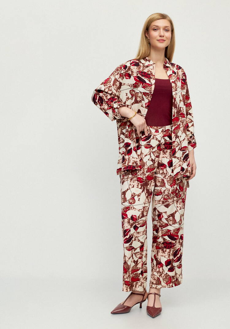 Блуза Калейдоскоп лепестков шир.  750, рис. 23