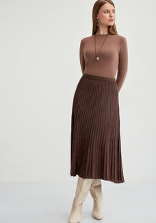 Юбка миди с метанитью