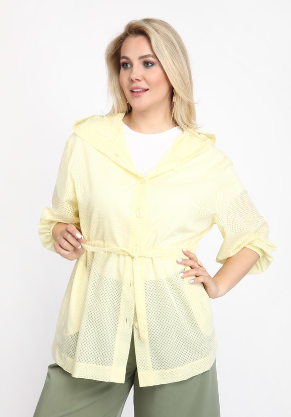 Жакет легкий с капюшоном шир.  580, рис. 7