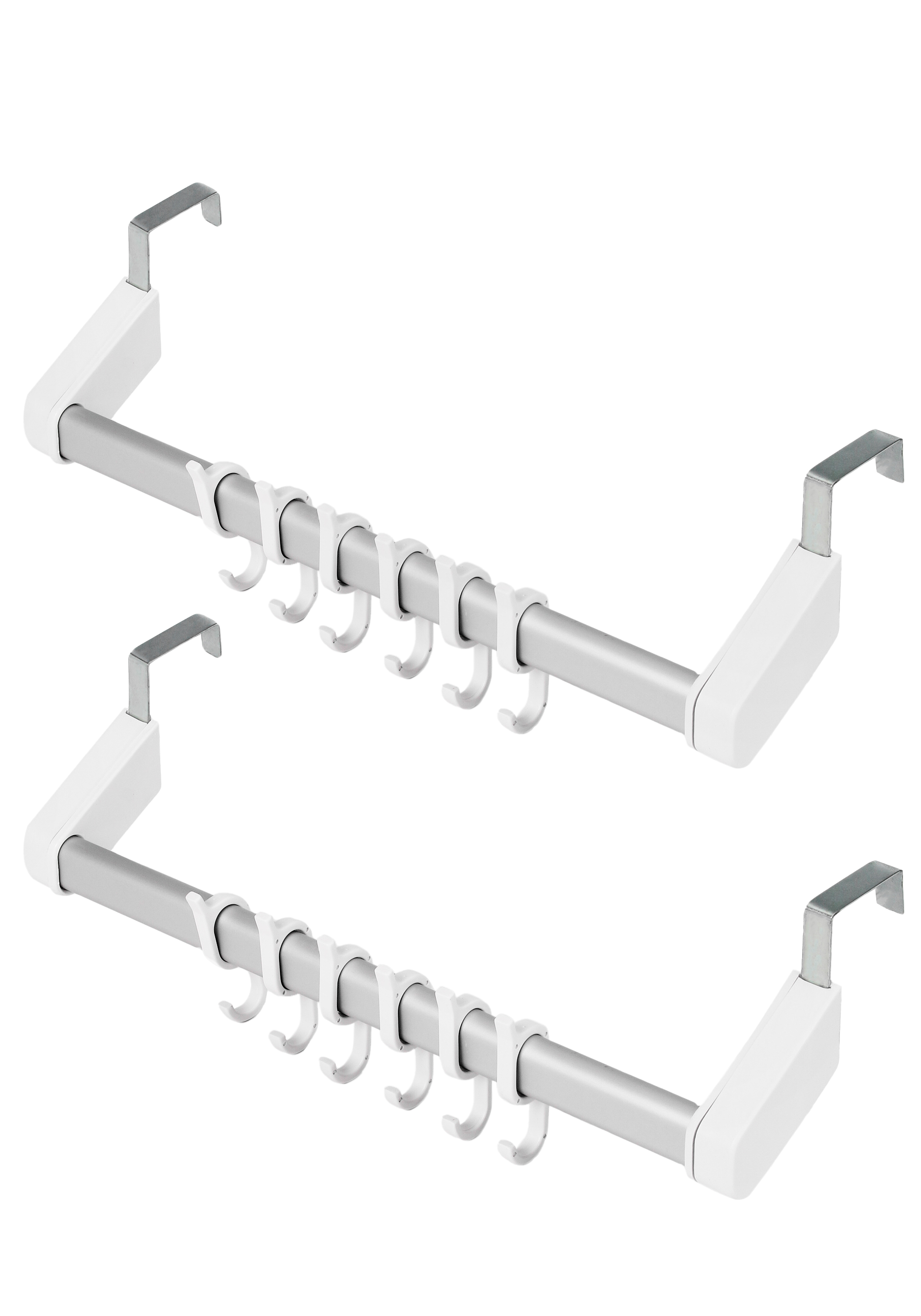 

Вешалка на дверь, 2 шт., Белый