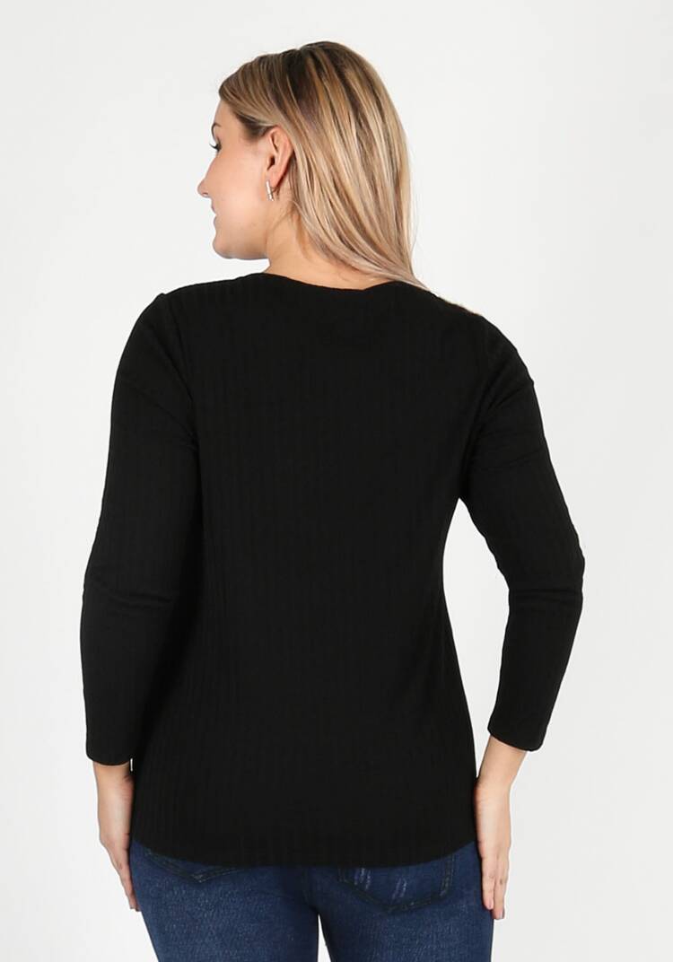 Блузка с V-образным вырезом прямого кроя шир.  750, рис. 24