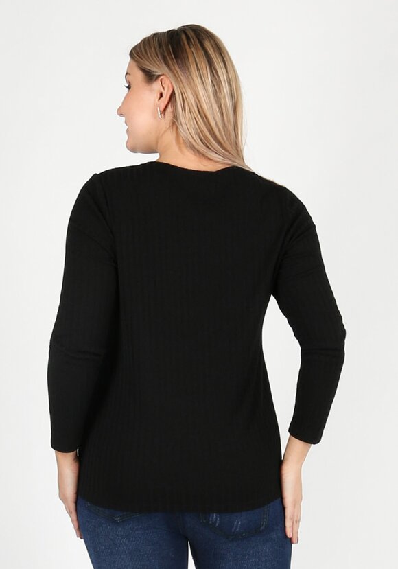 Блузка с V-образным вырезом прямого кроя шир.  580, рис. 24