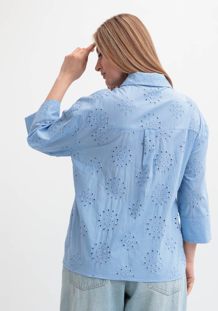 Блуза свободного кроя с шитьем шир.  750, рис. 13