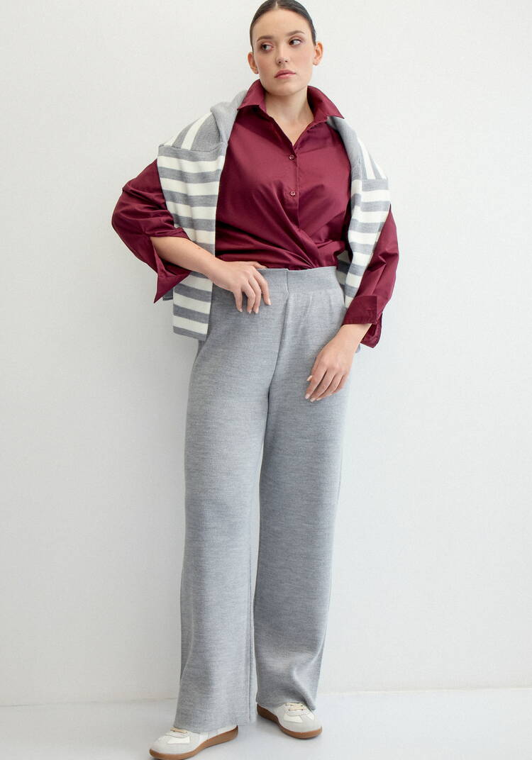 Брюки свободного кроя палаццо шир.  750, рис. 23