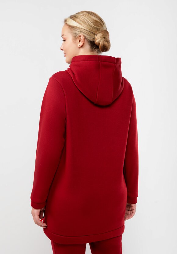 Толстовка удлиненная с капюшоном шир.  580, рис. 21