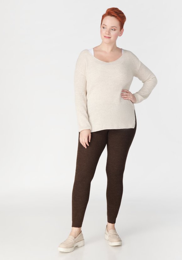 Леггинсы из верблюжьей шерсти Здравушка шир.  580, рис. 4