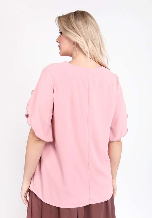 Блуза с необычным рукавом шир.  580, рис. 10