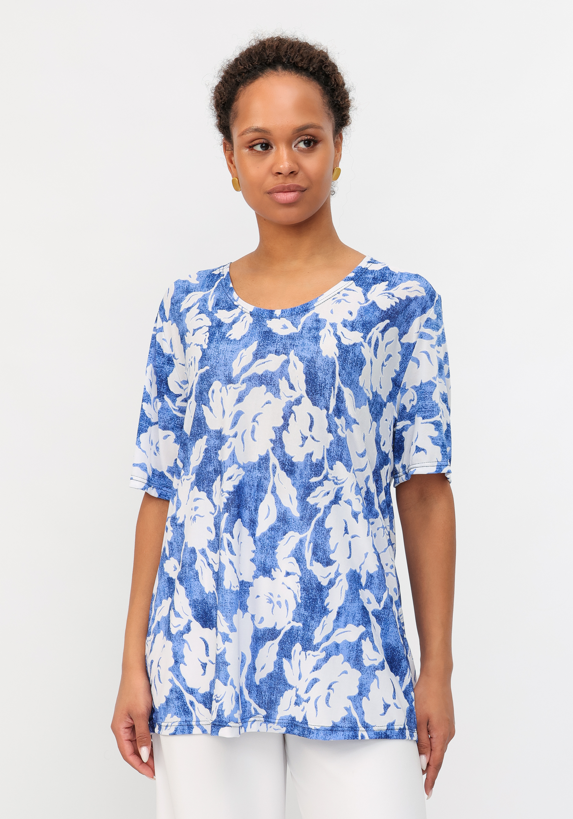 Блуза "Керри" UNIT, цвет голубой, размер 56 - фото 9
