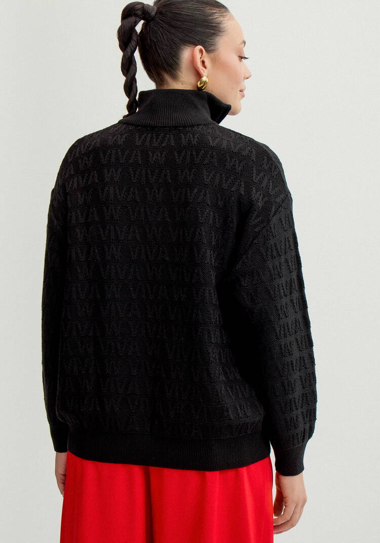 Бомбер на молнии с объемным леттерингом шир.  750, рис. 11