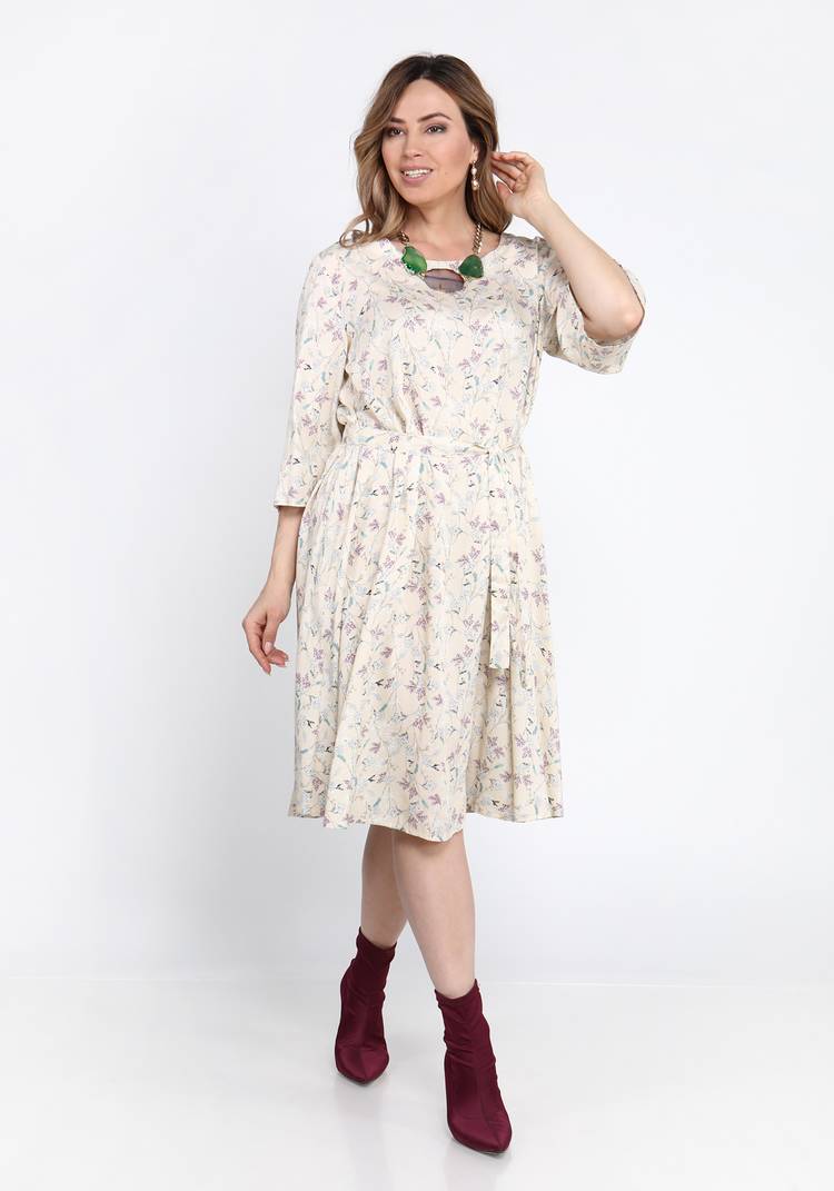 Платье с принтом мильфлер шир.  750, рис. 9