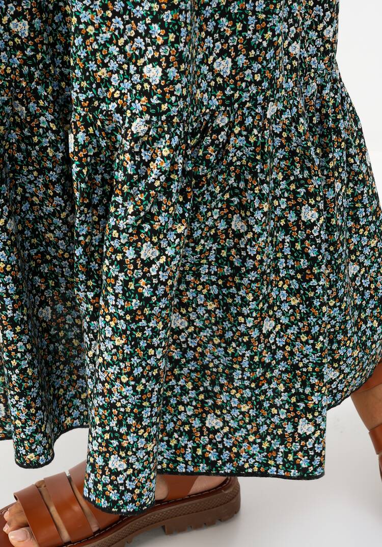 Платье с ярусами из штапеля шир.  750, рис. 15