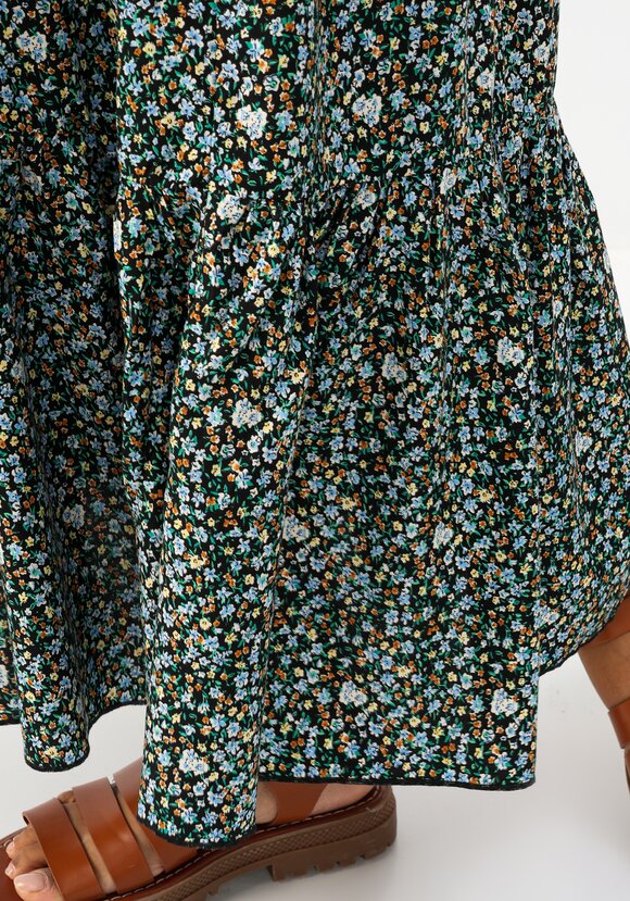 Платье с ярусами из штапеля шир.  580, рис. 15