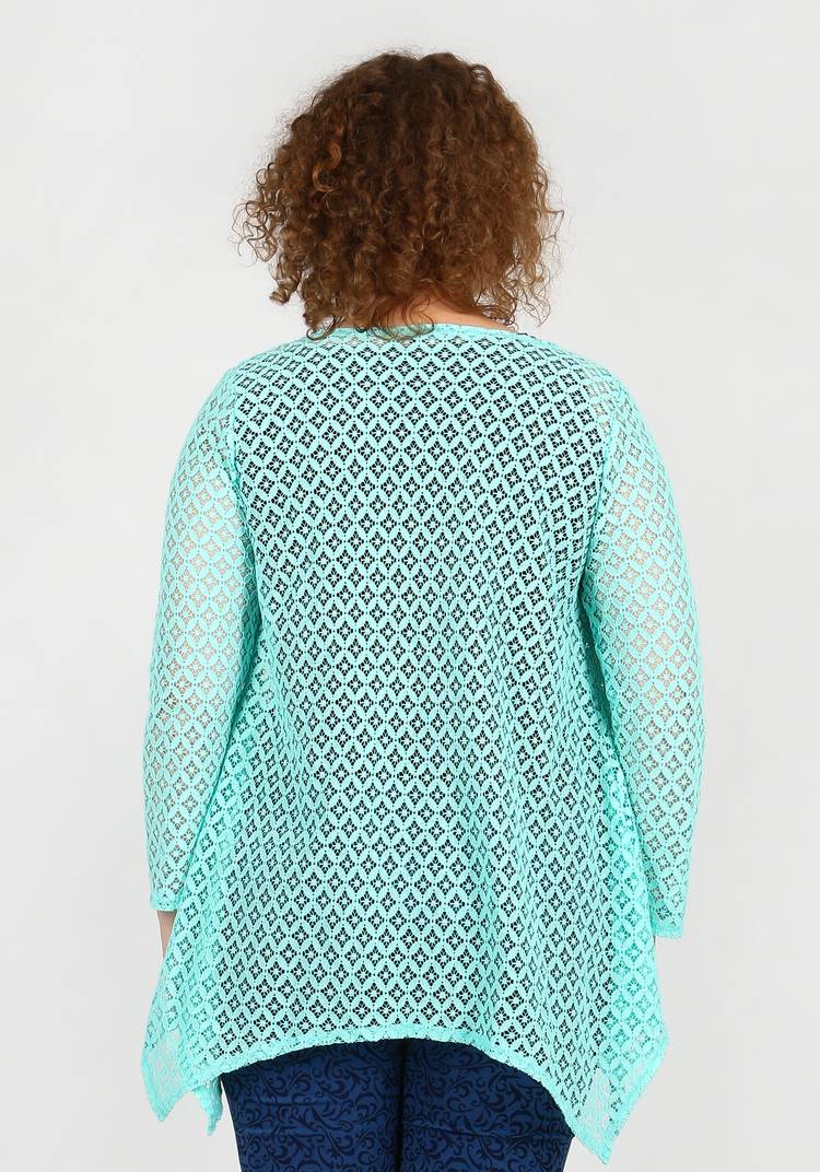 Кардиган ажурный шир.  750, рис. 3