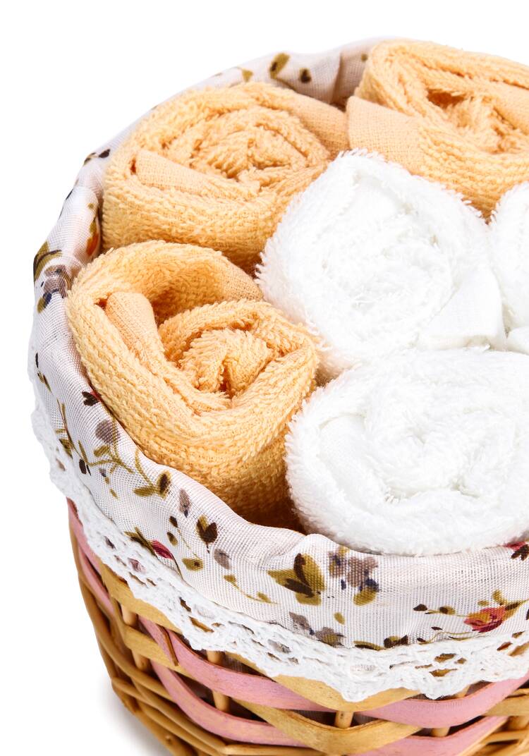 Махровые салфетки в корзинке, 6 шт. шир.  750, рис. 4