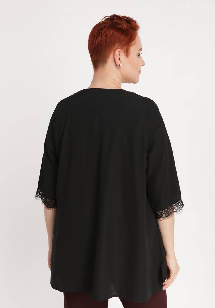 Блуза свободная с V-образым вырезом шир.  750, рис. 6