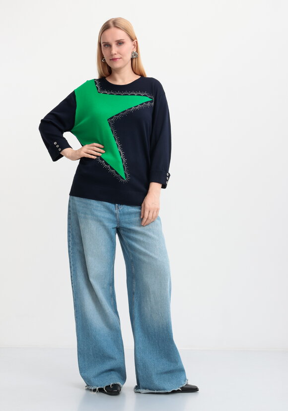 Джемпер Галактика на плечах шир.  580, рис. 29