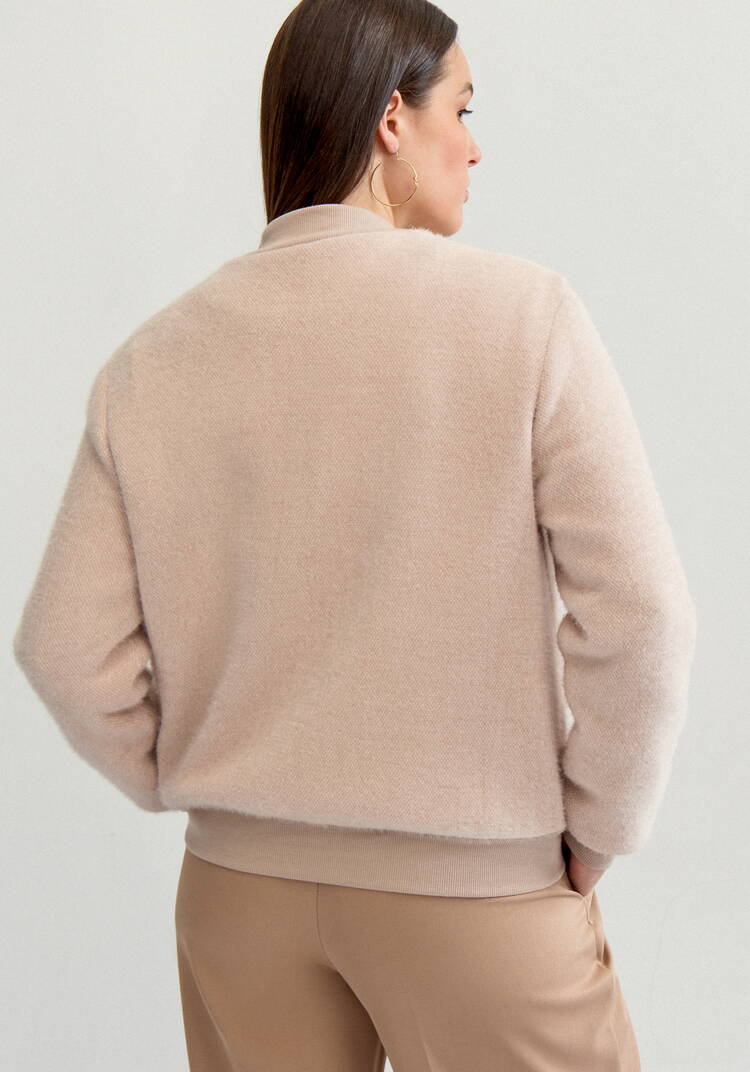 Бомбер на молнии с воротником-стойкой шир.  750, рис. 10