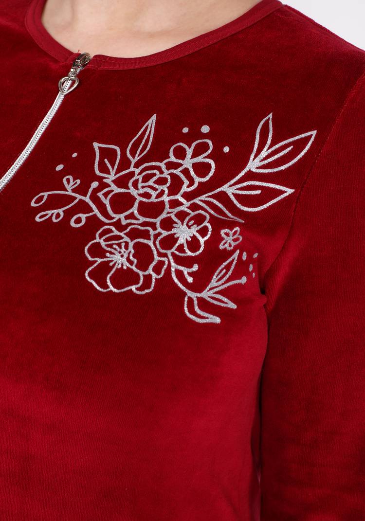 Халат женский  Велюр шир.  750, рис. 9