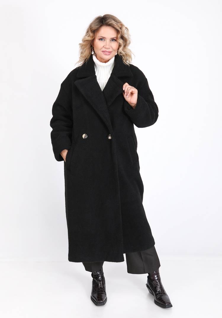 Шуба из эко-меха тедди шир.  750, рис. 17