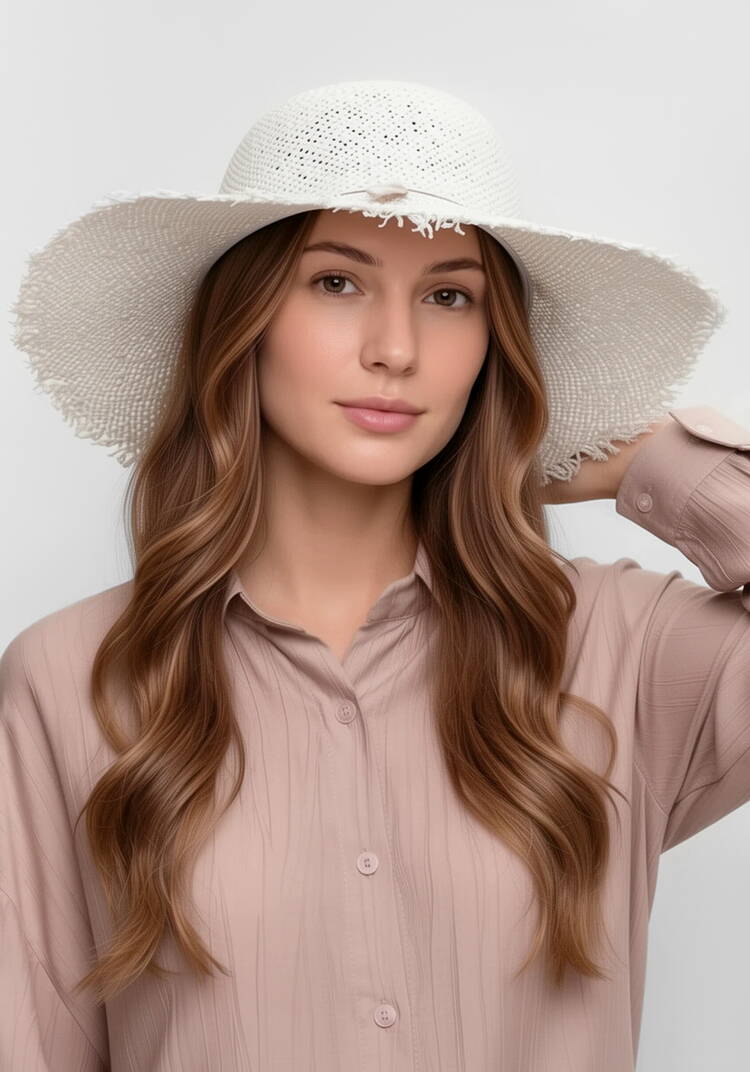 Шляпа соломенная Эмма шир.  750, рис. 4