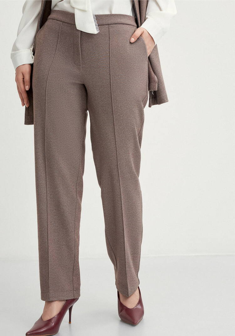 Брюки прямые трикотажныe шир.  750, рис. 9