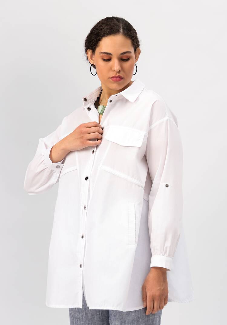 Рубашка на кулиске с резинками шир.  750, рис. 8