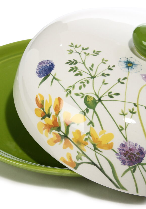 Блюдо для блинов с крышкой Полевые цветы шир.  580, рис. 3