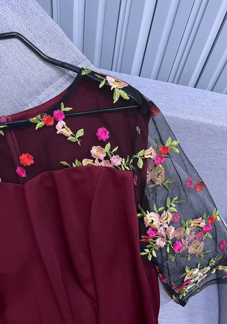 Платье с украшением рукавов Resale шир.  750, рис. 2