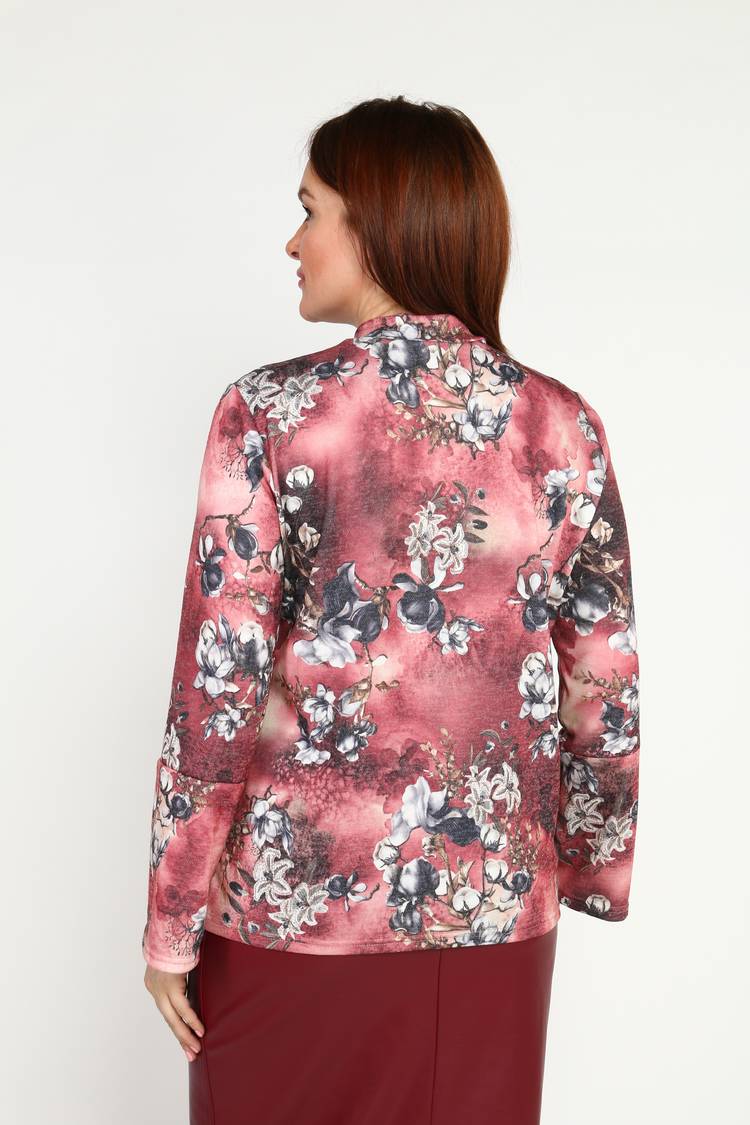 Блуза с принтом и бантом шир.  750, рис. 3