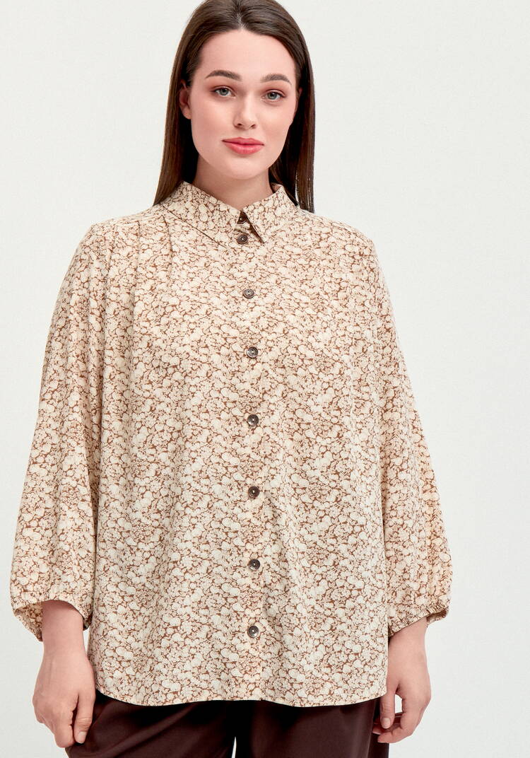 Блуза со складкой по спинке шир.  750, рис. 12