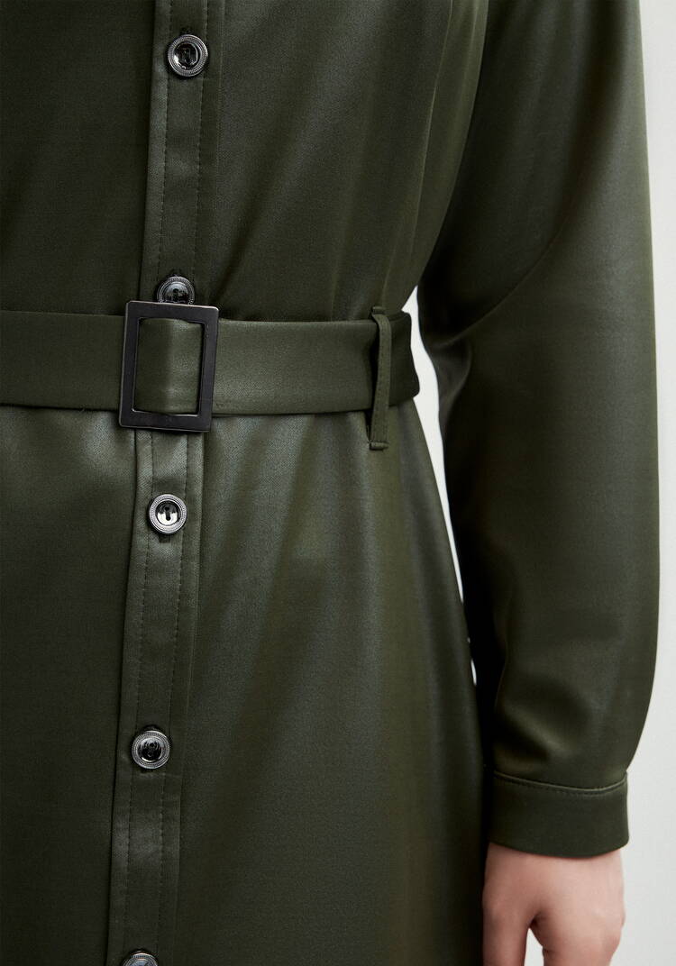 Платье-рубашка трикотажное под кожу шир.  750, рис. 6