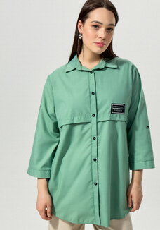 Рубашка с патами на рукаве Джоан