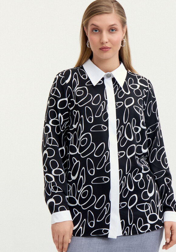 Блуза Анисья шир.  580, рис. 1