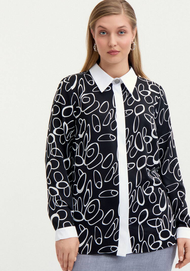 Блуза Анисья шир.  750, рис. 1