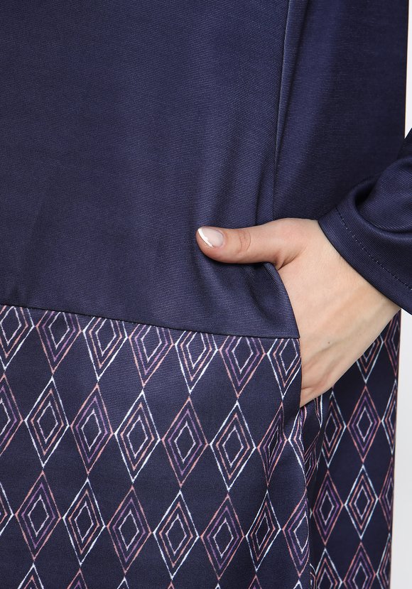 Платье А-силуэта с принтом шир.  580, рис. 4