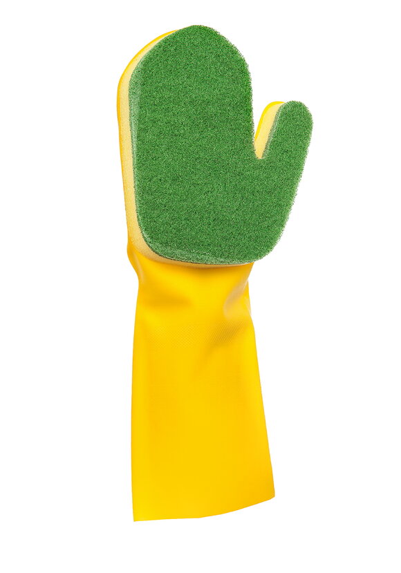 Перчатка с чистящим абразивным слоем, 2 шт. шир.  580, рис. 4