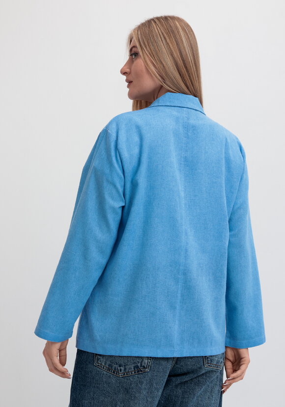 Пиджак прямого кроя с карманами шир.  580, рис. 3