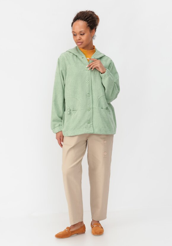 Ветровка из вельвета с капюшоном шир.  580, рис. 2