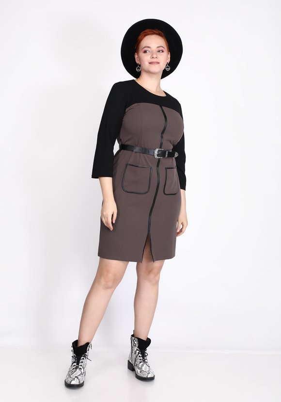 Платье Прекрасная леди шир.  580, рис. 1