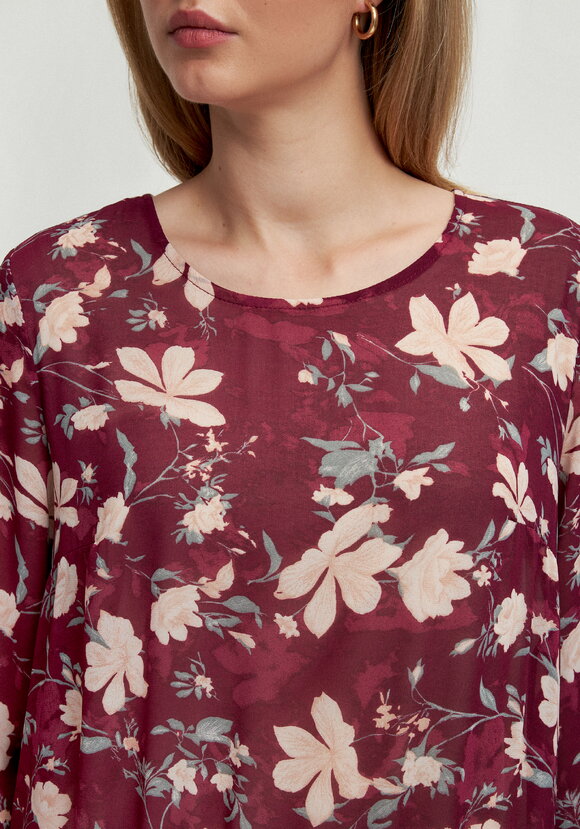 Платье свободного кроя с принтом цветок шир.  580, рис. 30