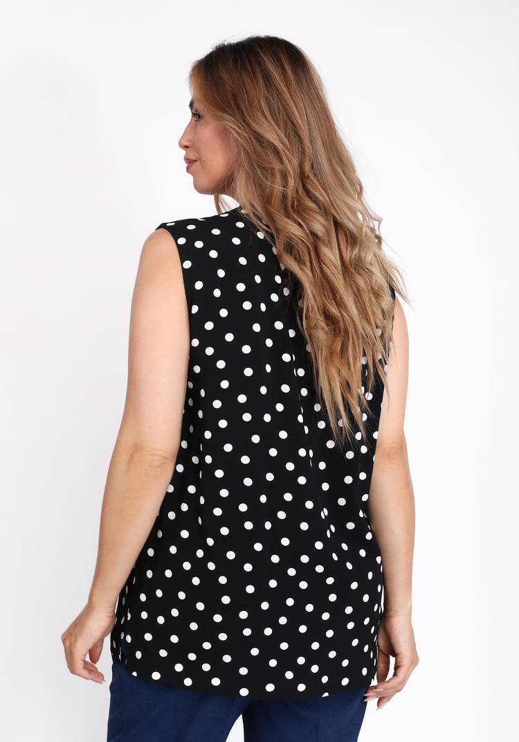 Блуза вискозная без рукава шир.  750, рис. 7